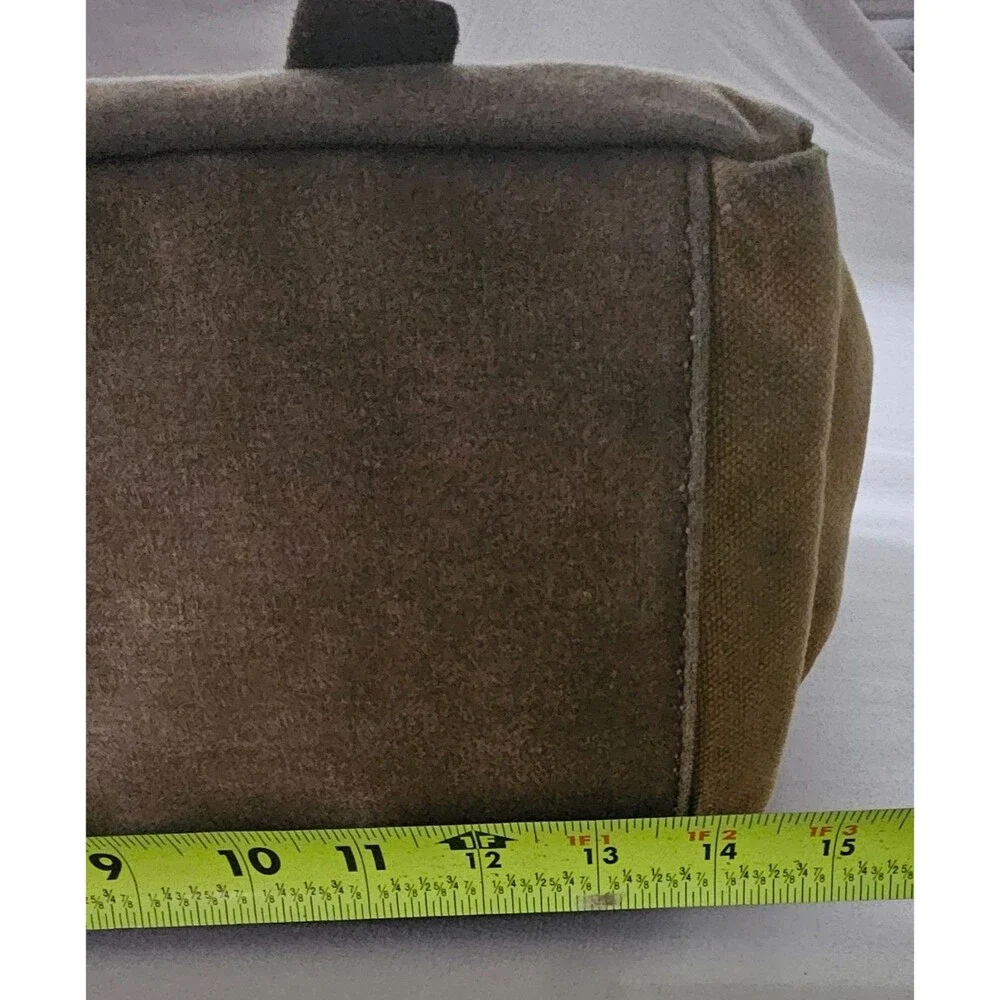 Newhey Waterproof Waxed Canvas Messenger Bag Olive Army Green Laptop Briefcase